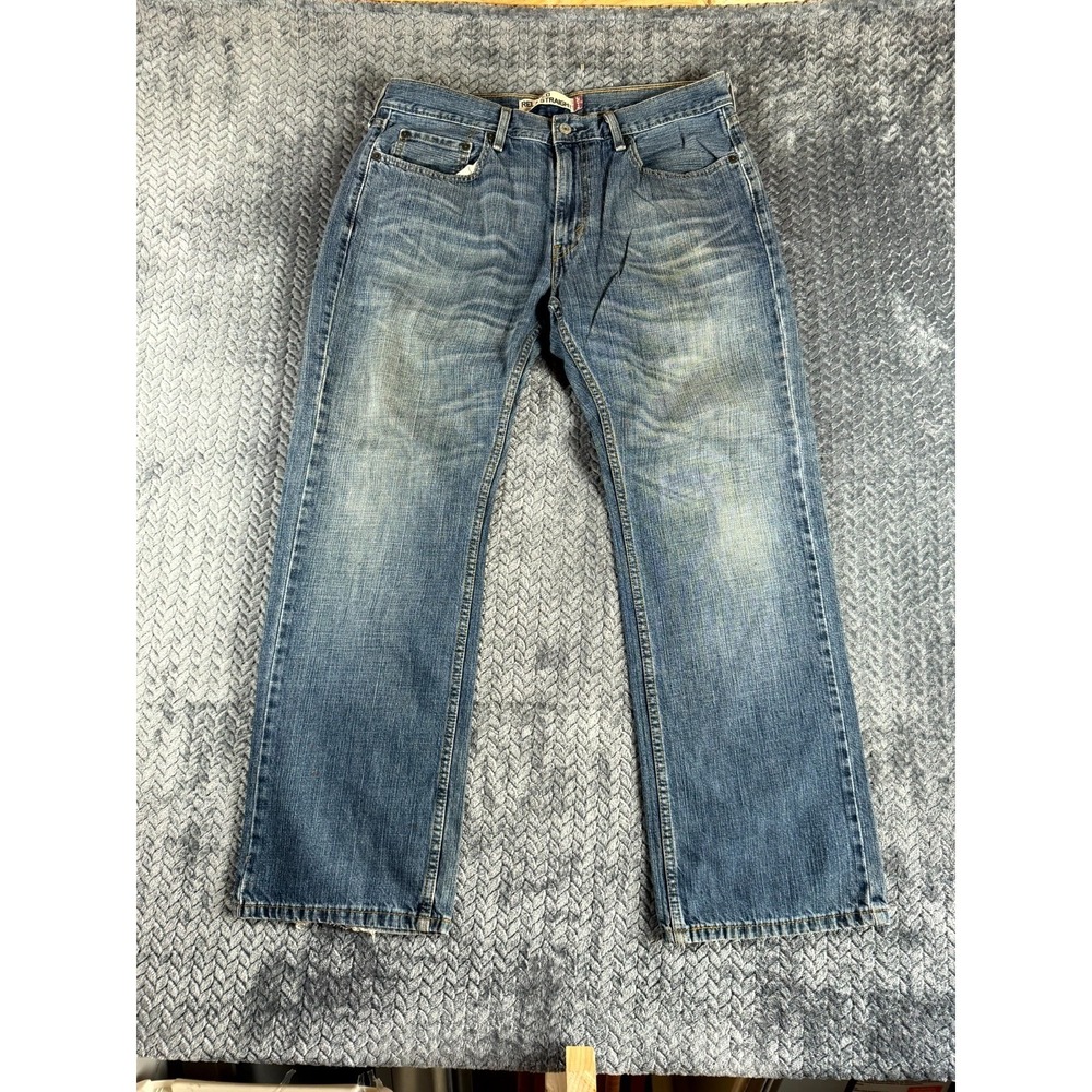 Levi's 559 Relaxed Fit Jeans Mens 34x30 Blue Denim Cotton Straight Leg Mid Rise